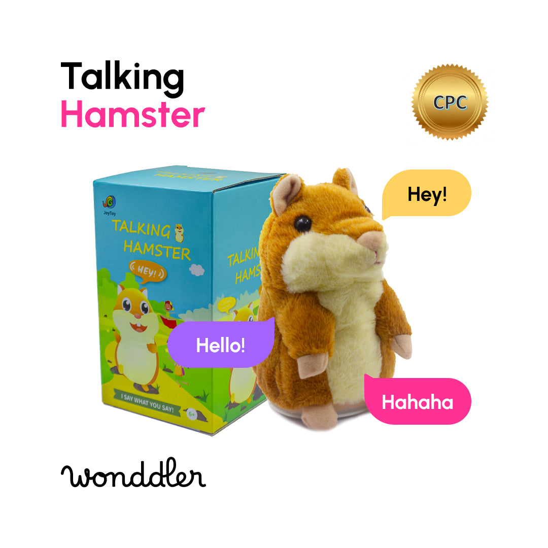 Talking Hamster Speak Talk Sound Record Repeat (without  battery)